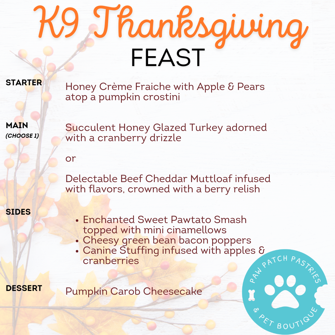 ๐ฆ Pupsgiving Feast with Motherpuppin' and Pawpatch Bakery ๐