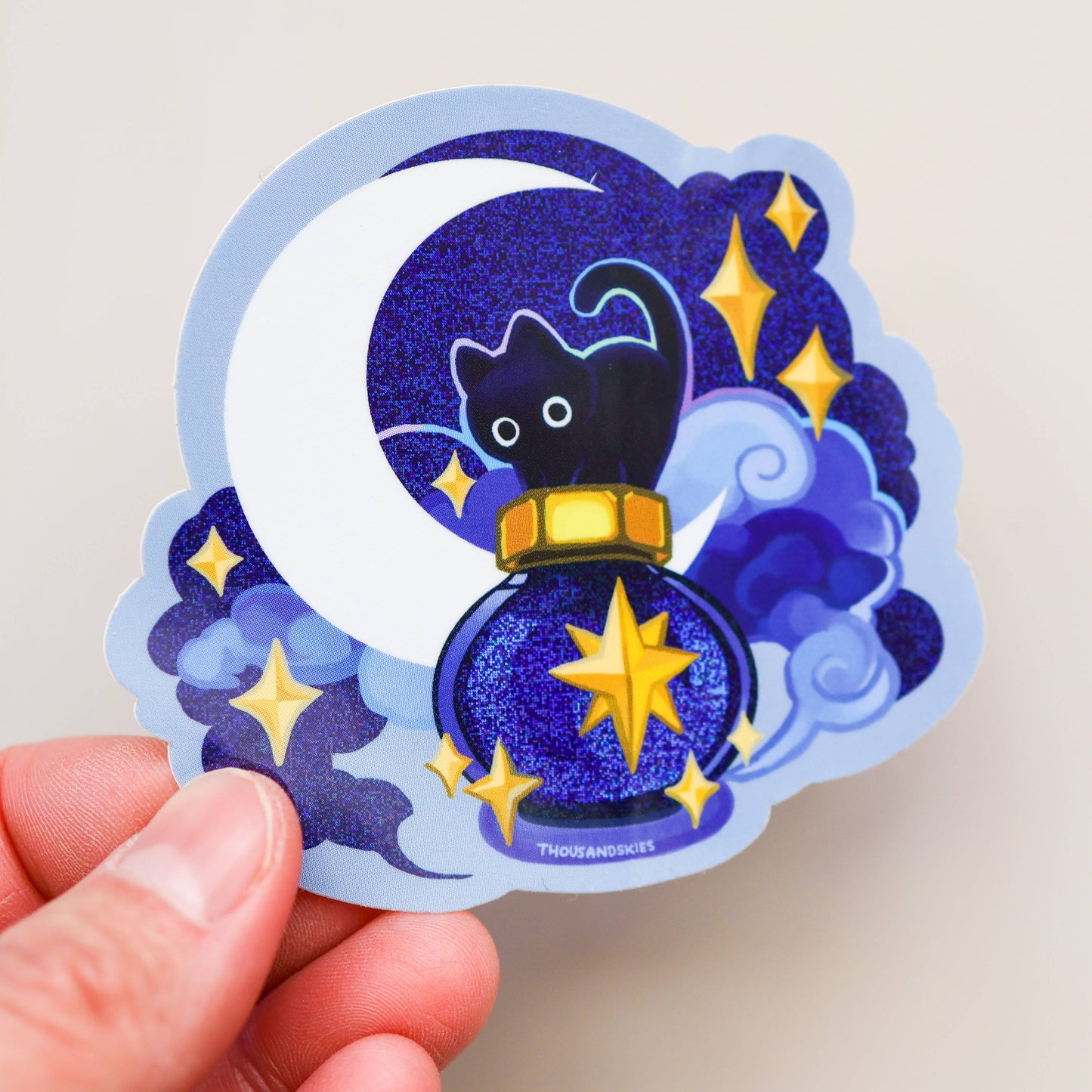 Vinyl Sticker (Holographic) Ink Potion - Deep Sky