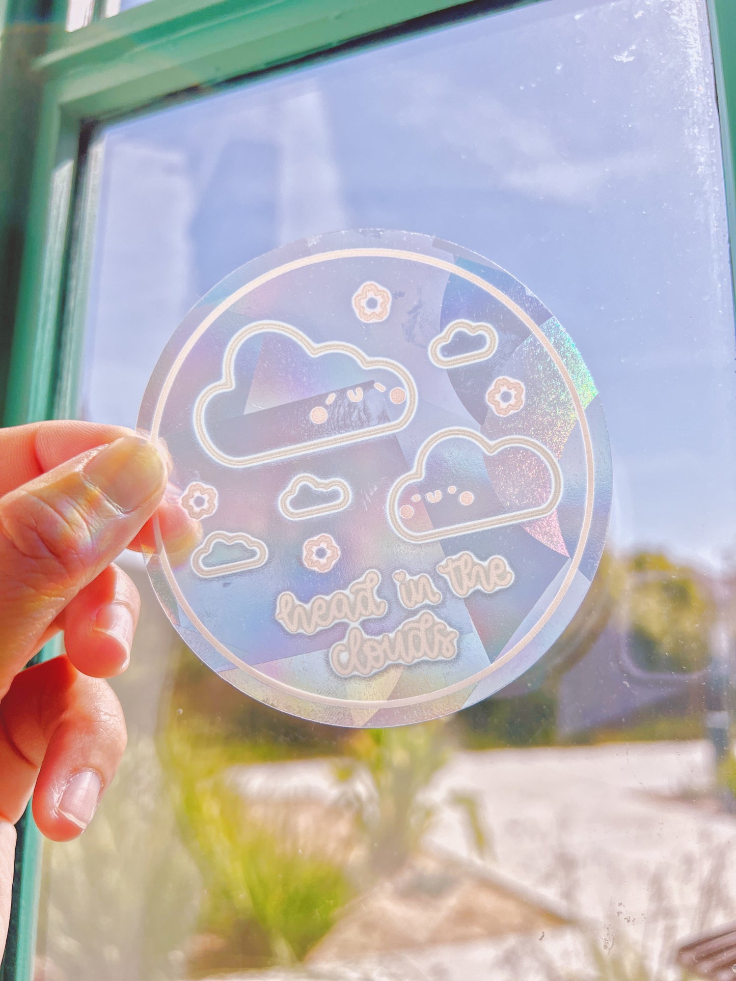 Good Vibes Suncatcher Stickers