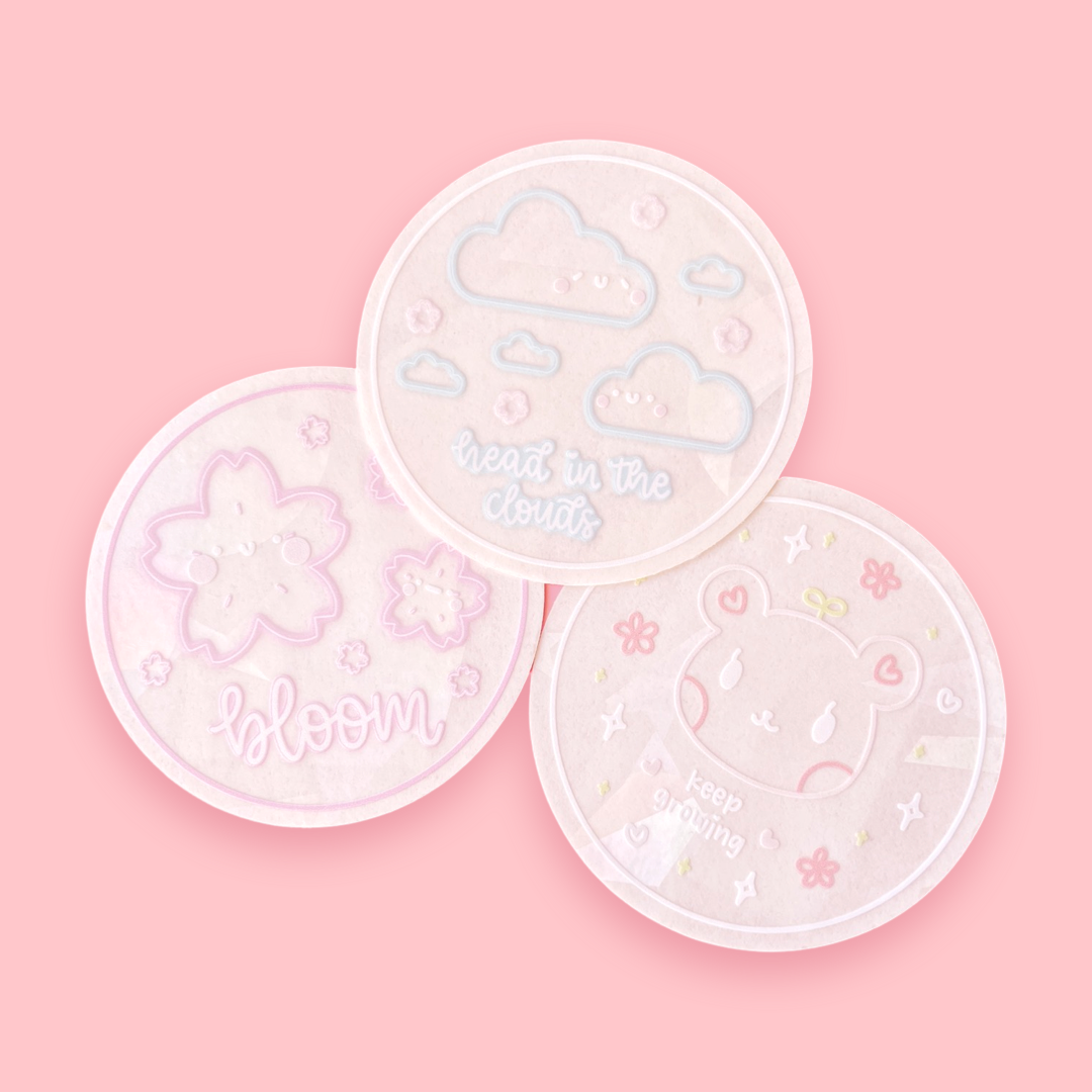 Good Vibes Suncatcher Stickers