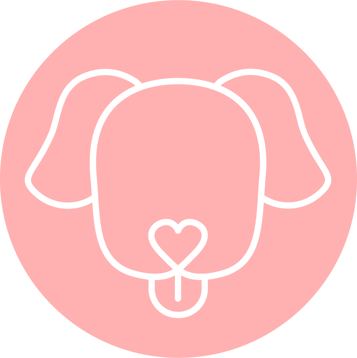 Dog sitting deer deals park