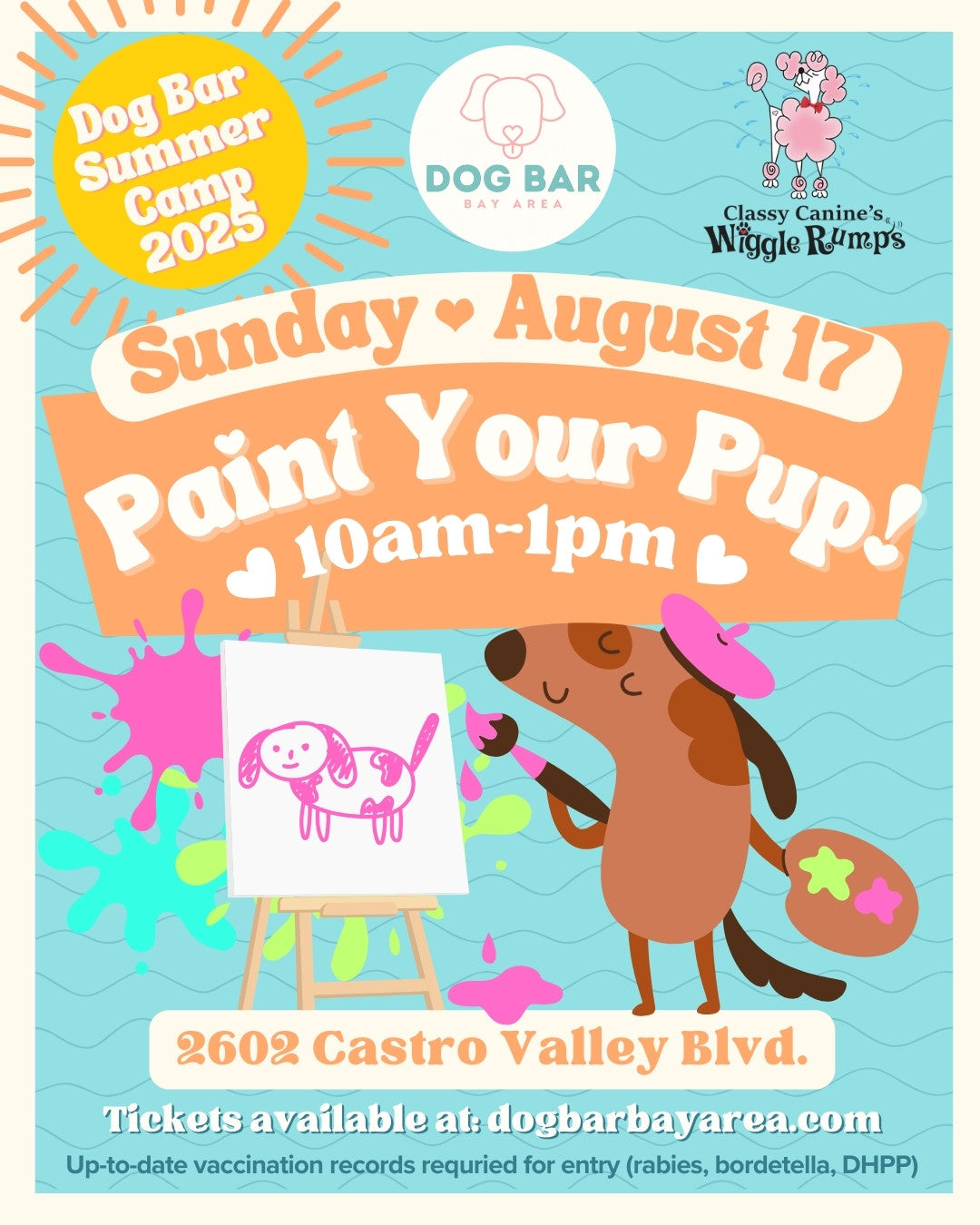 Sunday Funday Paint Your Pup Add-on